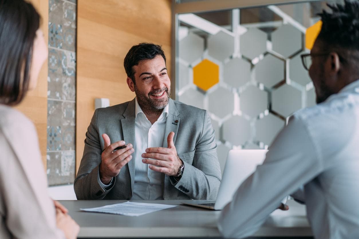 accountant explaining details