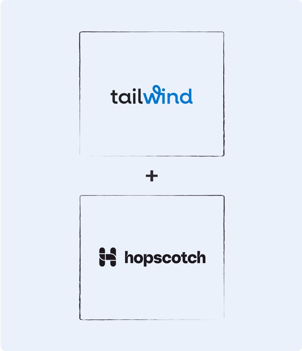 tailwind + hopscotch