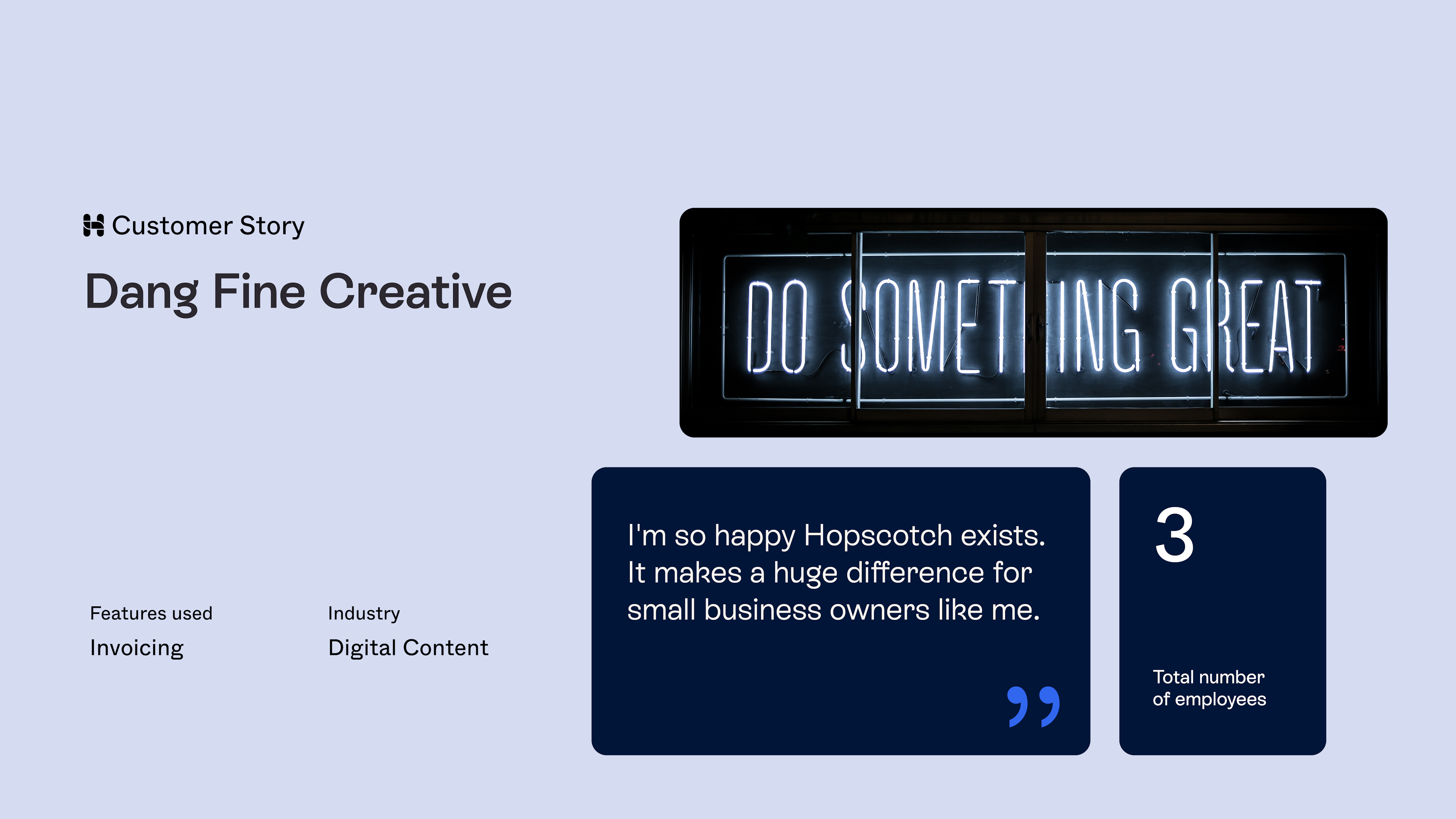 do something great with hopscotch customer story