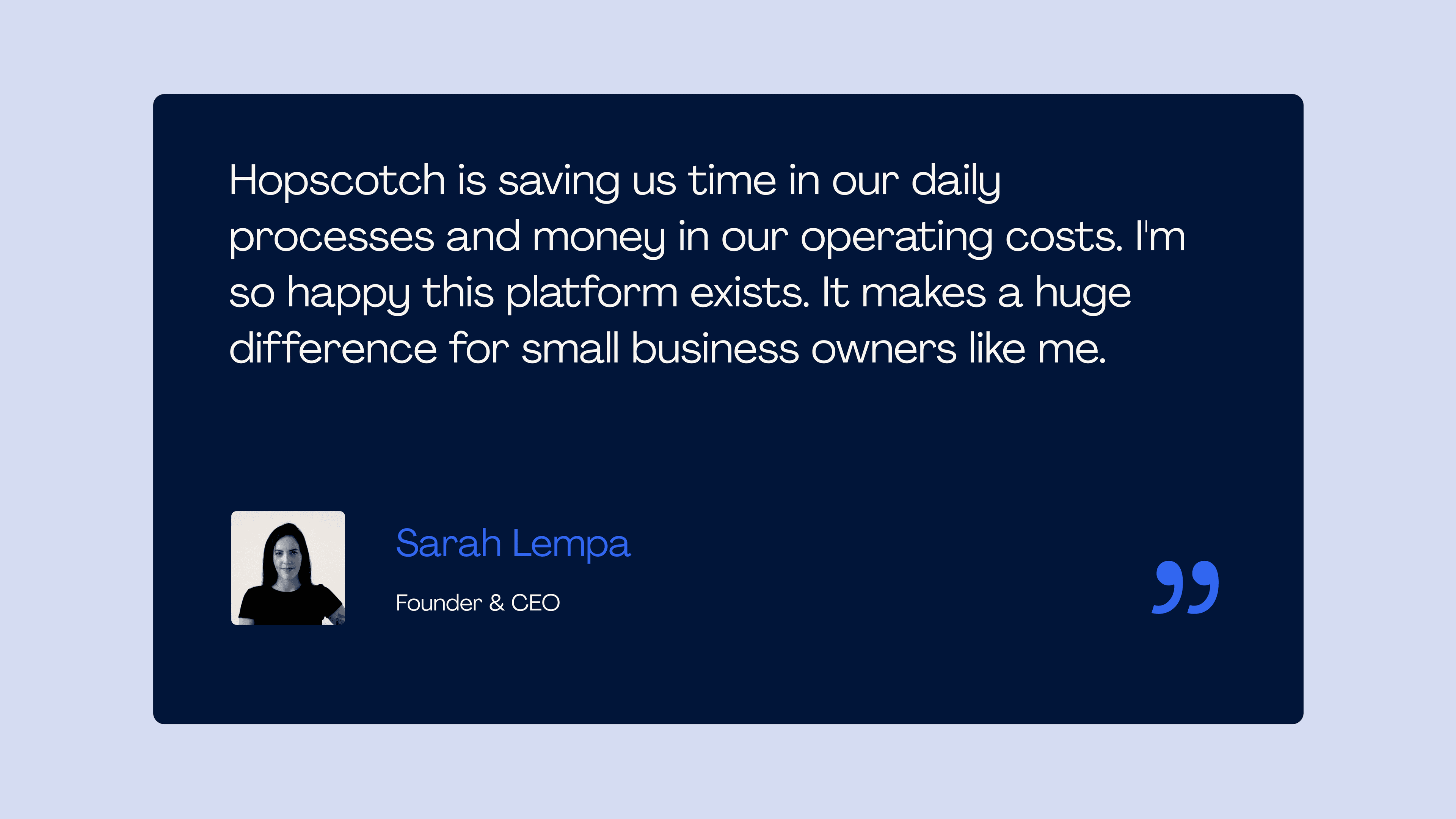 Hopscotch invoicing helps small business save thousands in fees