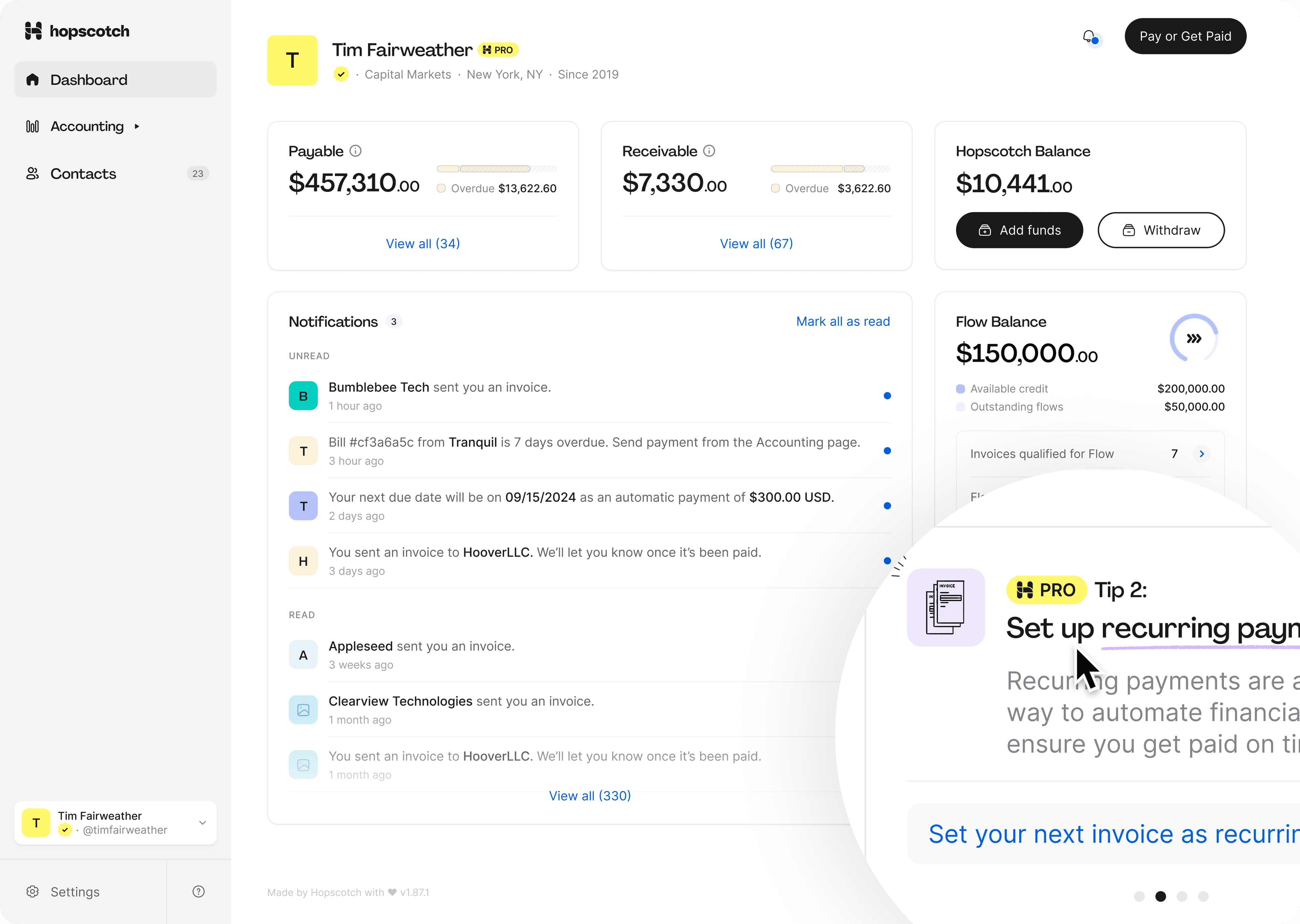 Hopscotch Pro premium features